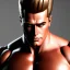 Placeholder: a Portrait of a johnny bravo, handsome, dark long hair, masculine, handsome, upper body, muscular, hairy torso, fantasy, intricate, muscular, elegant, highly detailed, digital painting, artstation, concept art, smooth, sharp focus, illustration,