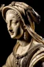 Placeholder: renaissance bone sculpture of a woman