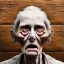 Placeholder: anguish emaciated person daguerrotype style Old wooden odd Living-room colours Porous wall surface, old plaster, 8k, 3d, 55mm photography