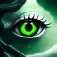 Placeholder: green eye in darkness, fantasy item