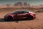 Placeholder: A Tesla 'Model S' is parked, in Mos Eisley on the planet Tatooine. (CINEMATIC, WIDE ANGLE LENS, PHOTO REAL)