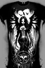 Placeholder: design for t-shirt , goth style