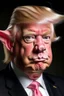 Placeholder: president donald trump as a pig