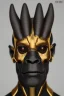 Placeholder: black male African Egyptian alien, cracks in the voodoo head, wicked, eyes, crown, Elephant, 8k, finely detailed, photo realistic, tiger turquoise skull head gold dragon space alien snow skeleton gold gorilla silver crown silver eyes