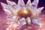 Placeholder: one big crystal subtle flower in a galactic ambiance, transparent petals, delicate colors, in the foreground, with a very little beautiful fairy, full of details, smooth, bright sunshine，soft light atmosphere, light effect，vaporwave colorful, concept art, smooth, extremely sharp detail, finely tuned detail, ultra high definition, 8 k, unreal engine 5, ultra sharp focus