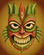 Placeholder: tiki mask hawaiian culture