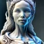 Placeholder: White Statue arwen, full body, Rome sculpture style, full body, fresco background, hyper realistic, 8k,