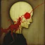 Placeholder: Human subconscious stain, homogenized obsolescence phobia, by Pawel Kuczynski and Wassily Kandinsky, surreal, grainy mixed media image, sinister