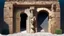 Placeholder: Large square Phoenician gate