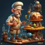 Placeholder: a cartoon character thirty years old confectioner , an ultrafine detailed painting by senior character artist, featured on polycount, sots art, artstation hd, 2d game art, behance hd