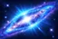 Placeholder: special galactic bright light blue galaxy