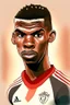 Placeholder: cartoon Paul Pogba French football player