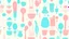 Placeholder: pattern of single colour cooking utensils on single colour pastel background, vector art