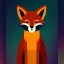 Placeholder: a fox fursona, darker colors, master quality, backlighting, soft lights, full body portrait, in frame, 8k, furry, fur, dark color pallet, robotic arm, cyberpunk, anthropomorphic, perfectly drawn face, well drawn paws