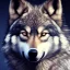 Placeholder: wolf, blue, black, masterpiece, expert, 8K, hyperrealism, sharp focus, cinematic lighting