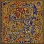 Placeholder: Book of Kells carpet page, a highly detailed illustration, realistic render, 8 k, micro detail, intricate, elegant, centered, digital painting, Artstation, smooth, sharp focus, illustration, artgerm