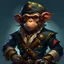 Placeholder: Pirate Monkey-Man DnD Digital Art
