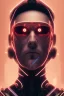 Placeholder: cyberpunk, head, men, portrai, tron