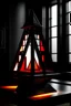 Placeholder: gaming table lamp inspired by palace, modern design,