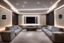 Placeholder: dedicated home cinema room with LED lighting in the walls make sure the room is completely symmetrical