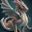 Placeholder: This dragon has 4 horns pointing foward. Its neck is short; Its snout is vertically tall, wide, short, and smooth. Its teeth are short. It has rounded claws, frills, and soft scales. Its tail is medium length and very wide.