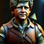 Placeholder: White Statue samwise gamgee, full body, Rome sculpture style, full body, details, fresco background, hyper realistic, 8k,