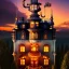 Placeholder: fullbody Drawing of 'sketch of steampunk Castle',intricate detail,andrea bonelli,Kilian Eng,Ohrai,evan lee,Aleksandr Sidelnikov,KyuYong Eom,three quarters frontal aerial view,toned colors,32k