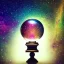 Placeholder: crayon drawing of galaxy and milkyway inside glass globe, 8k resolution, high-quality, ornate, baroque, ultrafine-detail, muted colors, intricate, digital art, detailed matte, cinematic lighting, octane render,