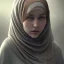 Placeholder: close up portrait of fog as woman in hijab, fine detail, highly intricate, modern surrealism painting, defined cracks and breaks, high-quality, volumetric lighting, 8k, ultrahd, George Grie, Marco Escobedo, Igor Morski,Brian Froud, Howard Lyon, Selina French,