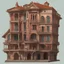 Placeholder: Venetian House Vector Art Fantasy asset orthographic view