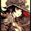 Placeholder: beautiful steampunk girl, hyper detailed, hyperdetailed, intricately detailed, illustration by <Katsushika Hokusai> <Yoji Shinkawa>,