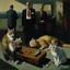 Placeholder: UN conference.a cat and human flesh-like surgical instruments and universe-like a pigeon and neuralink, surrealism,minimalism,Painting By Adrian Ghenie, Rene Magritte, Salvador Dali, Lucian Freud