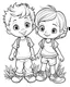 Placeholder: cartoon coloring pages b/w outline art for kids coloring book page,, Kids coloring pages, full white, kids style, white background, whole body, Sketch style, full body (((((white background))))), only use outline., cartoon style, line art, coloring book, clean line art, white background, Sketch style