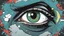 Placeholder: comic style, eye