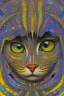 Placeholder: Cat Hundertwasser. Perfect iris