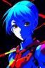 Placeholder: rei evangelion cybercore style