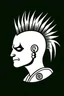 Placeholder: ghost with mohawk logo