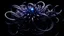 Placeholder: Intricately twisted tendrils of a glitzy eldritch sonic symbiote undulate against a stark black backdrop in a high contrast photograph. The otherworldly creature appears like a mesmerizing fusion of shimmering diamonds and writhing shadows, its form ethereal and ever-shifting. It emanates an aura of both allure and foreboding, as its iridescent tendrils flicker with ethereal sparks, infusing the scene with an otherworldly energy. The image captures every minute detail with astonishing clarity