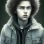 Placeholder: 13 year old boy with curly hair