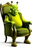 Placeholder: chair with shrek head, no background