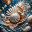 Placeholder: Magical Fantastic seashells, Liquid Structure, Flying seashells, Splash, Portrait Photography, Fantasy Background, Intricate Patterns, Ultra Detailed, Luminous, Radiance, beautiful, Ultra Realism, Complex Details, Intricate Details, 16k, HDR, High Quality, Trending On Artstation, Sharp Focus, Studio Photo, Intricate Details, Highly Detailed