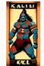 Placeholder: Great Kali Indian wrestler Carton 2d