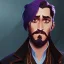 Placeholder: Portrait of a 30 year old warlock like Jake Gyllenhaal, Jack Sparrow, Sherlock Holmes and Mary Poppins