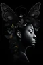 Placeholder: Metamorphosis. Metaphors, dark matter, illusions. Illustrate. Transparent, mental transformation
