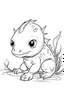 Placeholder: outline art for Axolotl Larva coloring pages with sitch, white background, Sketch style, full body, only use outline, toddlers style, clean line art, white background, no shadows and clear and well outlined.