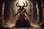 Placeholder: the horned god baal in the castle dungeon