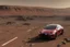 Placeholder: A Tesla 'Model S' is racing at top speed, at the Cydonia region on Mars. (CINEMATIC, WIDE ANGLE LENS, PHOTO REAL)