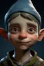 Placeholder: Portrait of a male gnome with short hair, intelligent eyes, angular face, aquiline nose,
