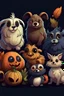 Placeholder: hallowen animals