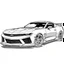 Placeholder: outline art for Chevrolet Camaro ZL1 coloring pages, white background, sketch style, full body, only use outline, clean line art, white background, no shadows and clear and well